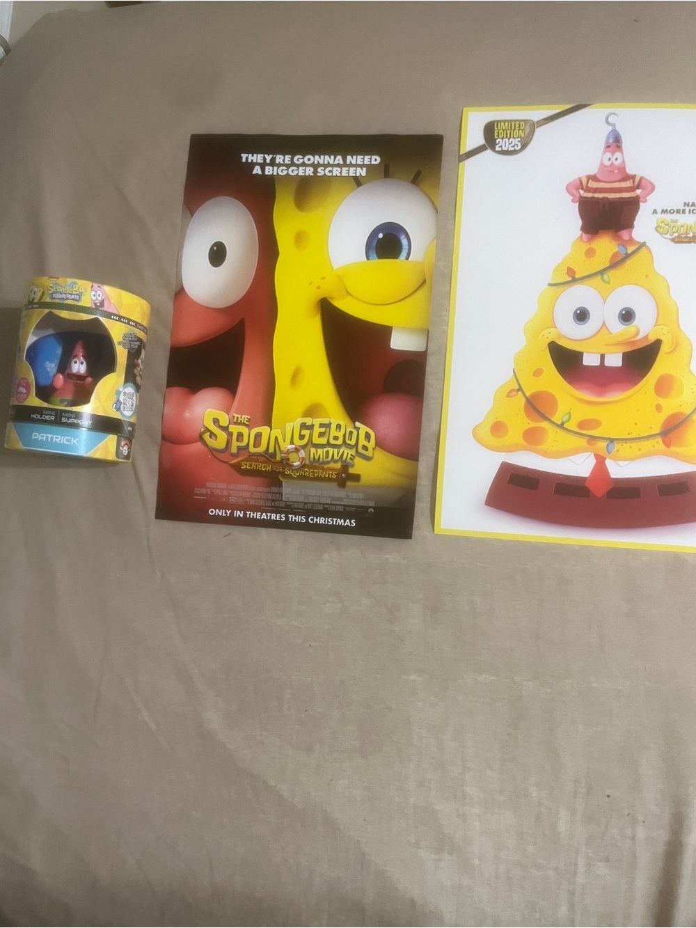 Spongebob Patrick holder doll & Posters NEW - Picture 4 of 14